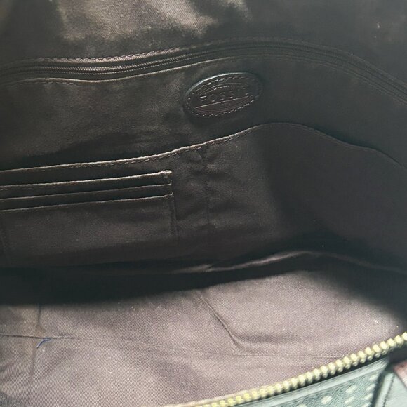 Fossil polka dot tote - Picture 3 of 6